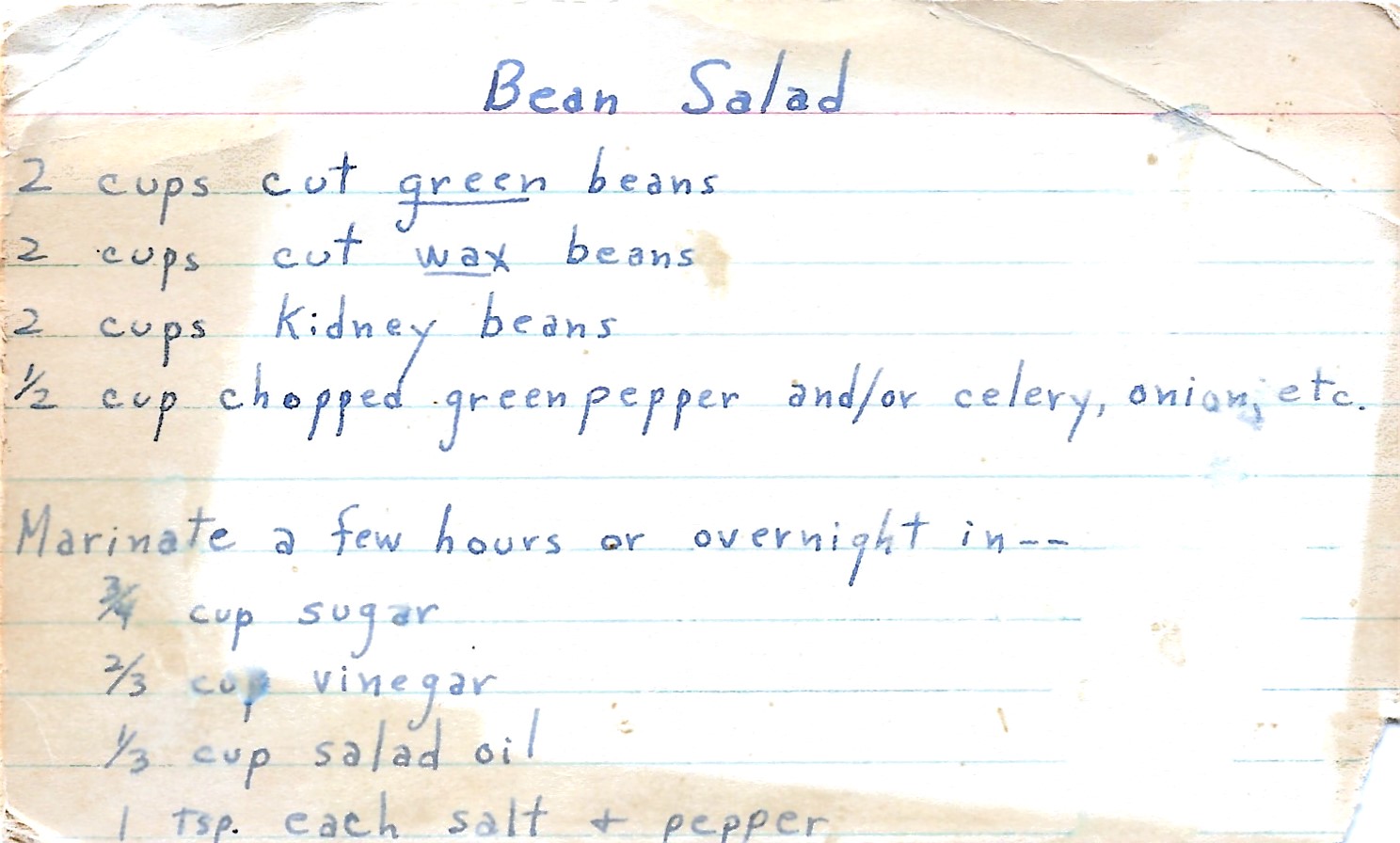 Bean Salad